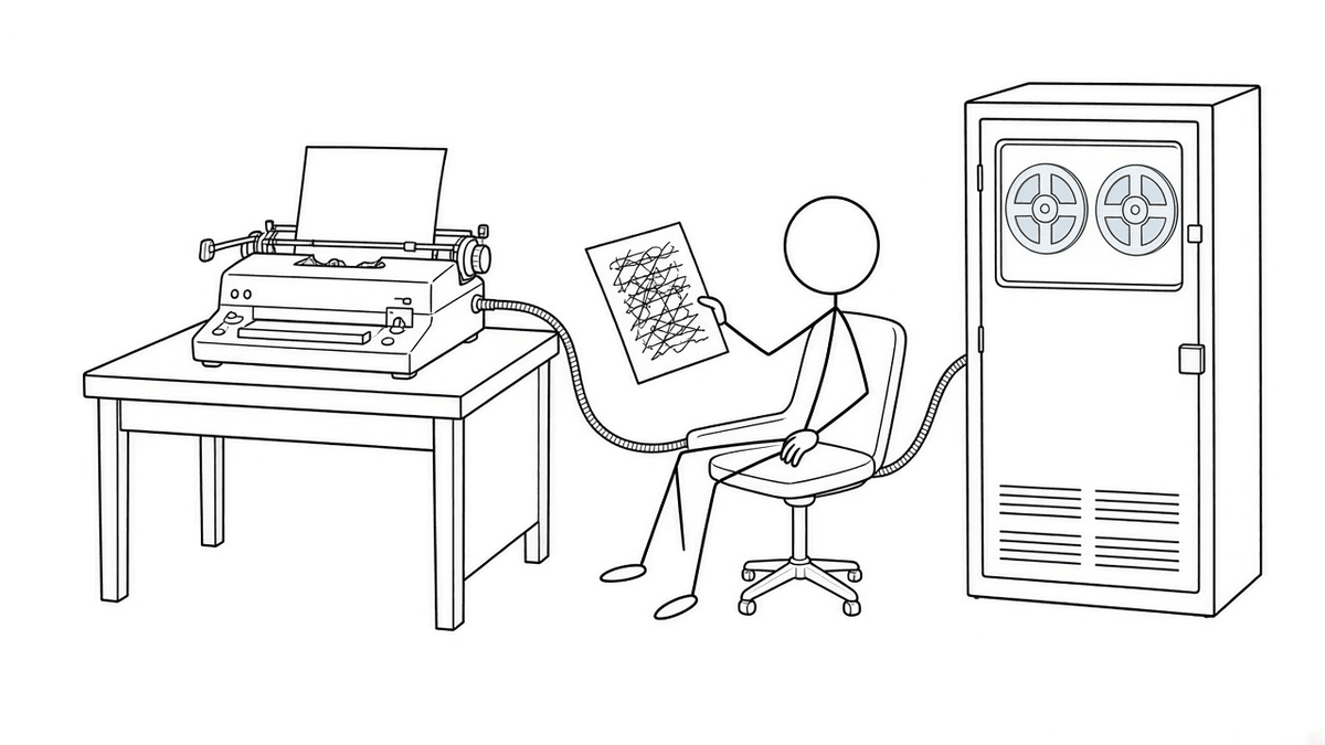 The messy draft is for you. The clean copy is the machine's job.