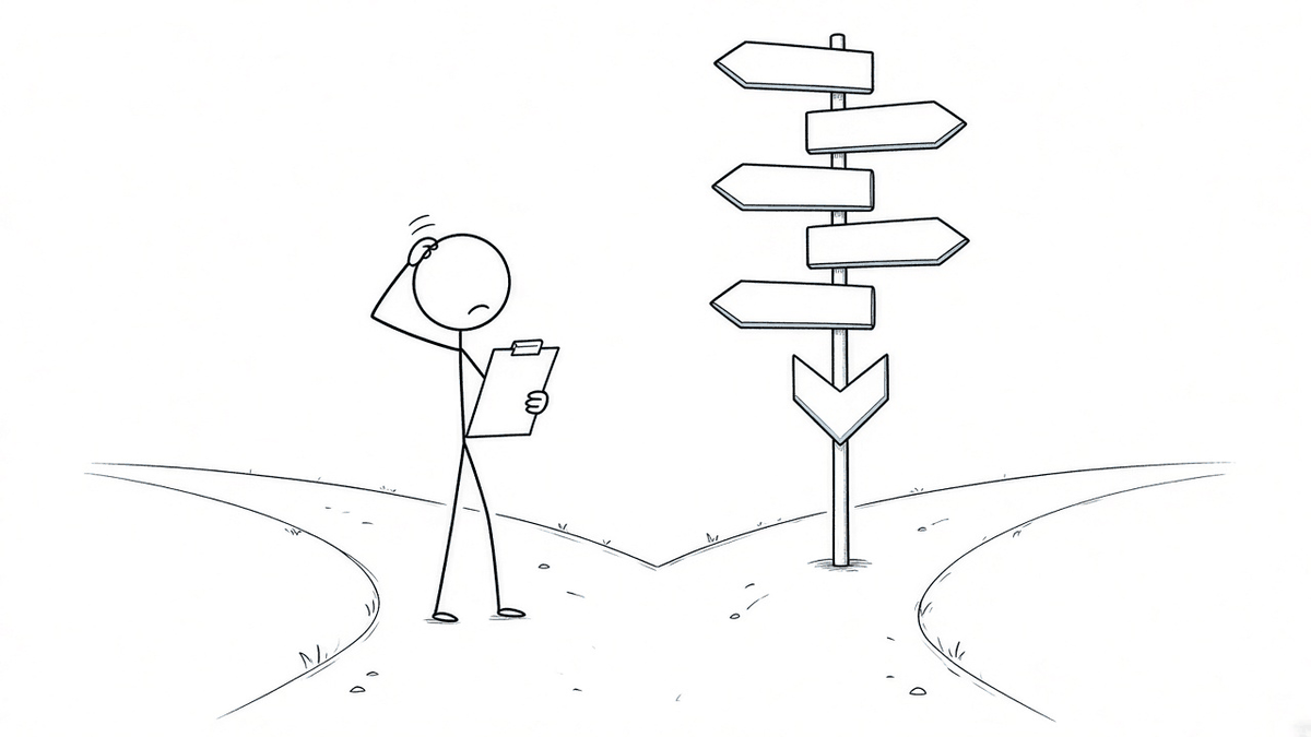 Every arrow is correct somewhere. Ask which one applies to you.